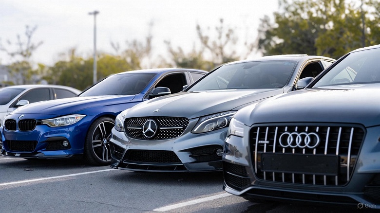 &laquo;Немецкая тройка&raquo; резко ускорилась в России: продажи BMW, Mercedes-Benz и Audi&nbsp;взлетели на 160%